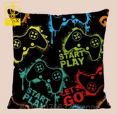 Video Game Pillowcase Home Room Decor Gamepad Cushion Cover Gamer Controller Pillowcase Gamer